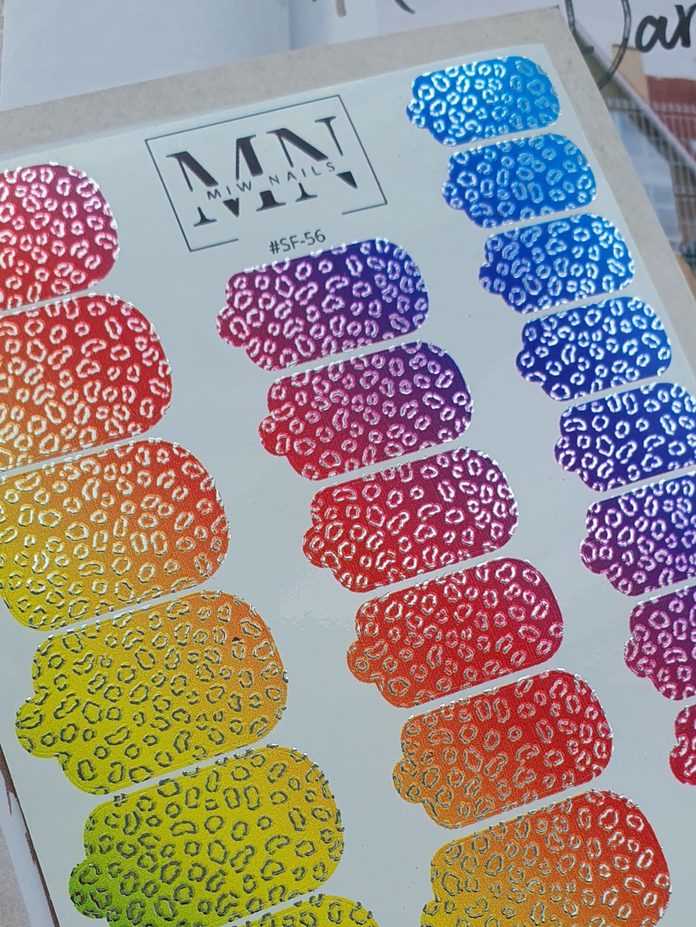 Плёнки Wraps stickers SF-56 (комбинированные с фольгой)