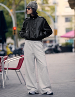 Женские брюки-парашюты из мягкой ткани - BERSHKA