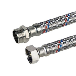 Гибкая подводка Tucai в стальной оплетке, 20 см, 1/2", вн. - нар. 3905