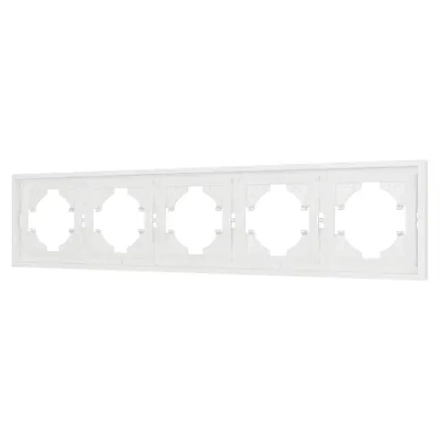 Рамка пластиковая FRM-TENDO-SFPL-5-WH (Arlight, -)
