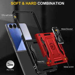 Чехол Safe Case с кольцом и защитой камеры для Samsung Galaxy Z Flip 7