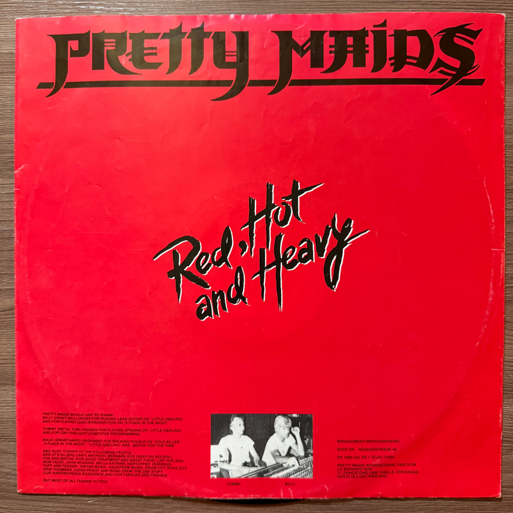 Pretty Maids - Red, Hot And Heavy (Голландия 1984г.)