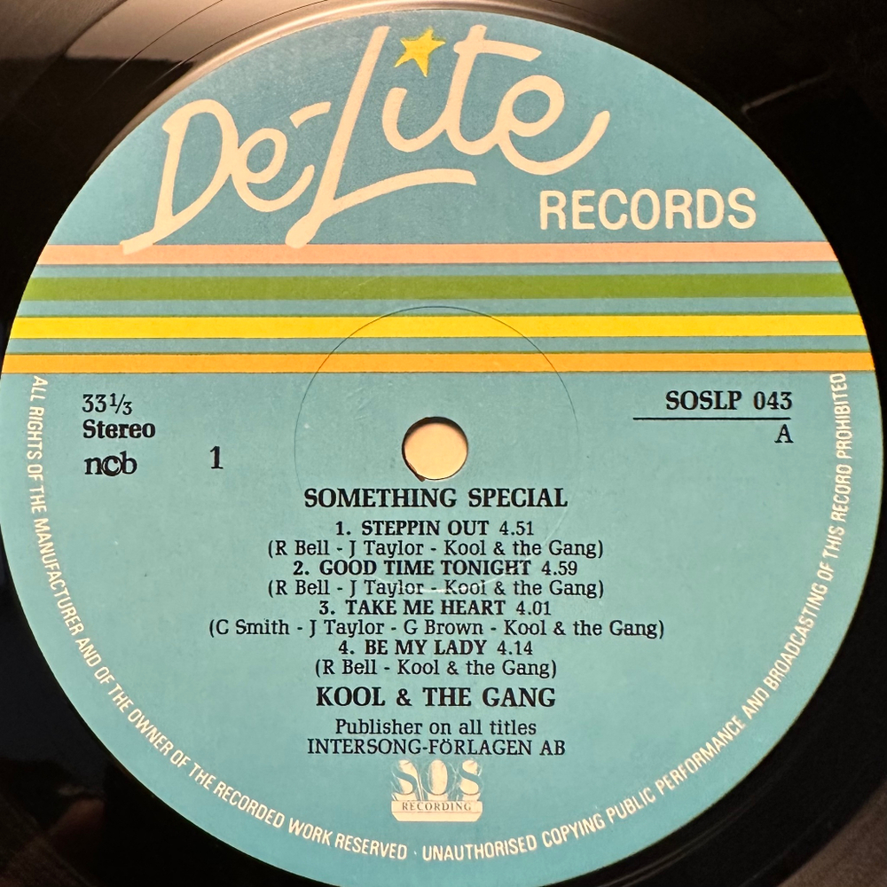 Kool & The Gang - Something Special (Скандинавия 1981г.)