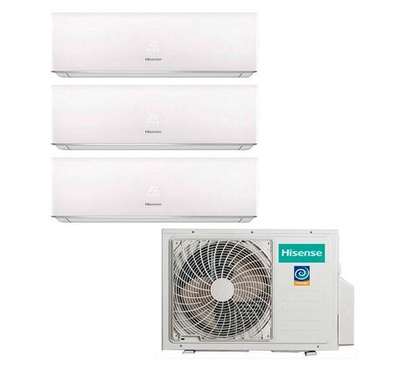 Мульти сплит-система Hisense на 3 комнаты (20+25+25 кв.м.)