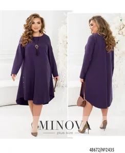 Платье 2435-фиолетовый Minova