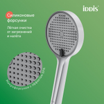 Лейка для душа IDDIS AIG4FC0i18 Эйгер (Aiger) D120мм, 4 режима, ХРОМ глянец, коробка