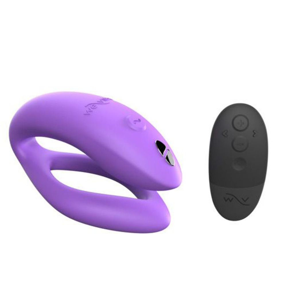 Фиолетовый вибратор 8см для пар We-Vibe Sync O SNSY6SG4