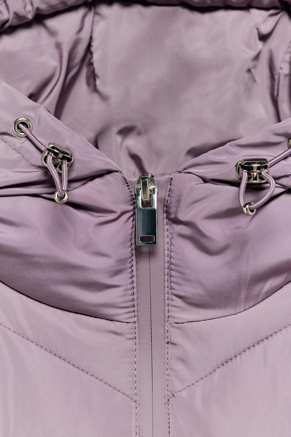 КОМБИНИРОВАННЫЙ ПУХОВИК С КАПЮШОНОМ — ZARA