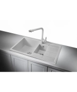 Кухонная мойка Kuppersberg MODENA 60 NL 1,5B1D GREY ROCK фото 2