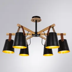 Потолочная люстра Thomas A7032PL-6BK Arte Lamp