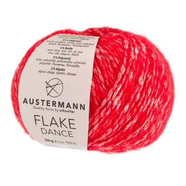 Пряжа Austermann (Аустерманн) Flake Dance / уп.10 мот. по 50 г, 100 м, 12010