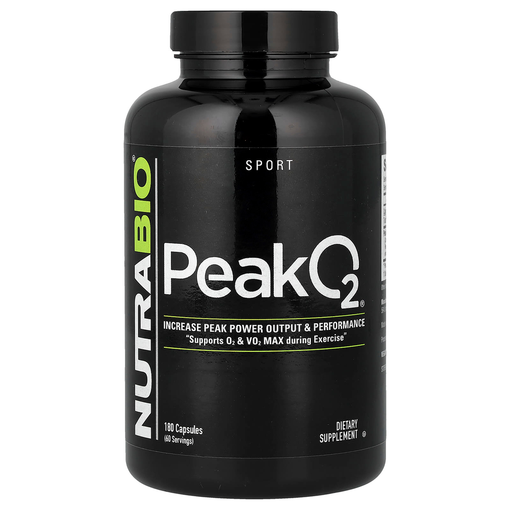 NutraBio, Peak O2`` 180 капсул