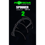 KORDA Крючок Spinner B PTFE №2 без бородки 10шт