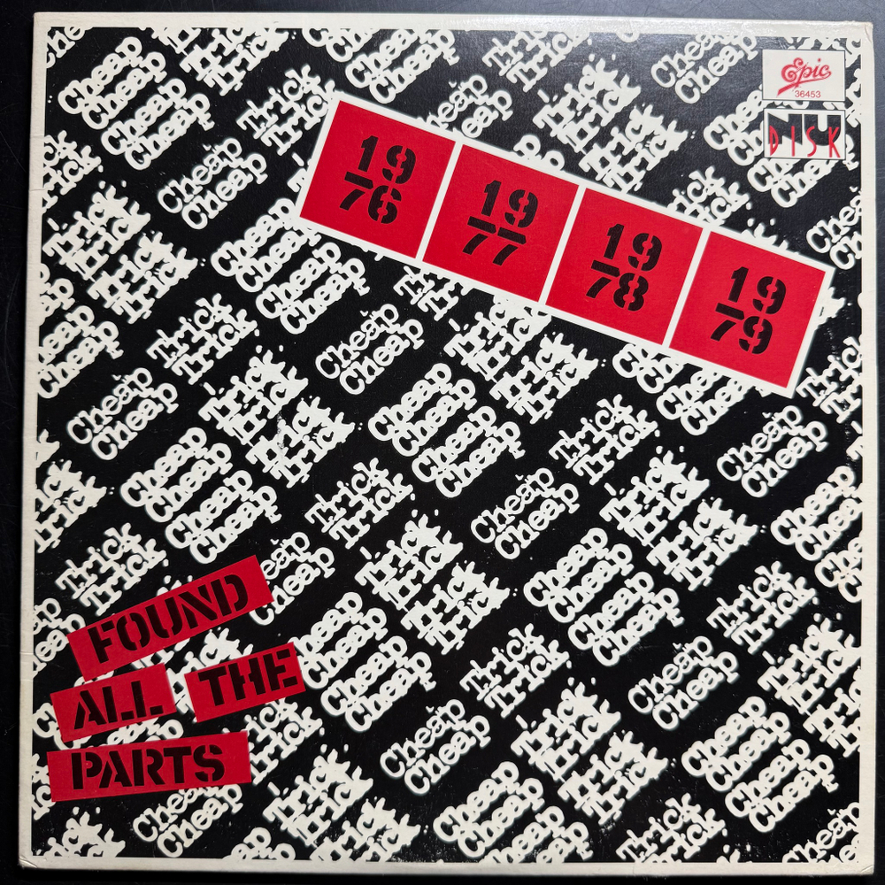 Cheap Trick ‎– Found All The Parts (США 1980г.) 10"