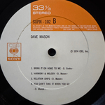 Dave Mason ‎– Dave Mason (Япония 1974г.)