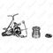 Катушка Byte carp 4000 CP 4+1 подшип + зап шпуля (HS-BC-4000-S) Helios