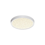 7661/18L MITRA LED SN 090 Светильник пластик/белый LED 18Вт 3000/4000K D230 IP40 OMEGA WHITE