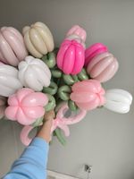 Букет на День Учителя №8553 - 15 тюльпанов
