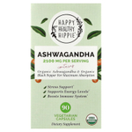Happy Healthy Hippie, ашваганда, 90 вегетарианских капсул