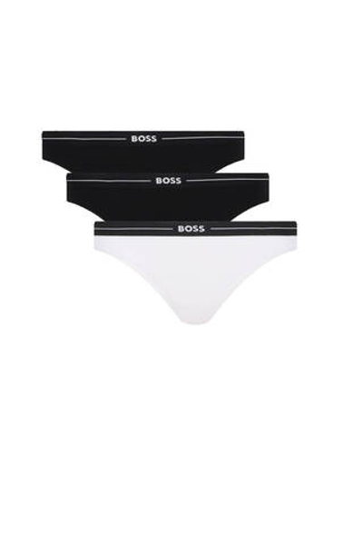 Стринги 3 пары 3P THONG BOSS BLACK - черный(50510030)