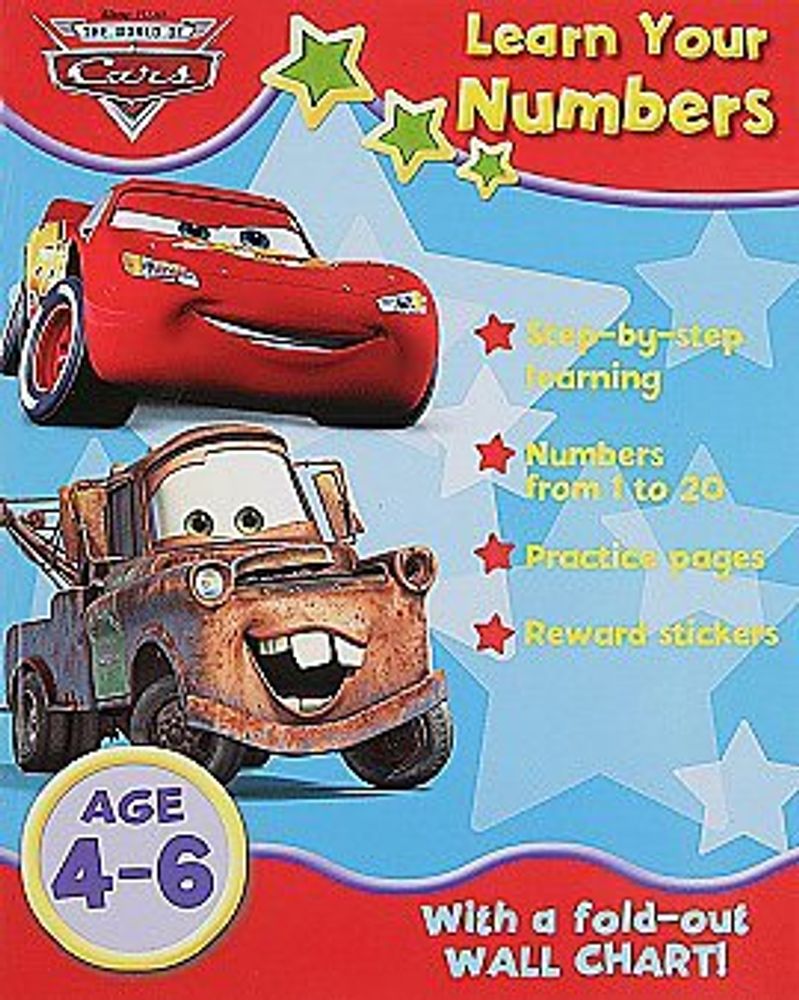 Disney "Cars": Learn Your Numbers