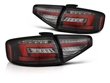 Задние фонари BLACK SEQ для AUDI A4 B8 12-15 СЕДАН