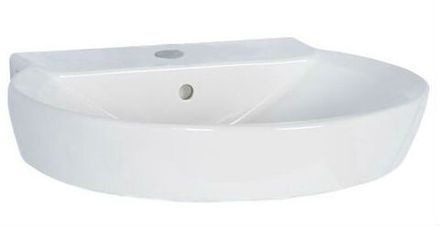 Раковина подвесная Vitra Sunrise 66х53 см, белая 5374B003-0001