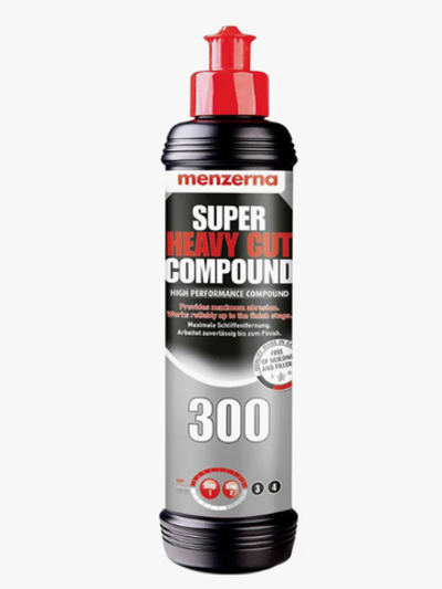 Menzerna Super Heavy Cut Compound 300 высокоабразивная полировальная паста с улучшенной форм. 250мл