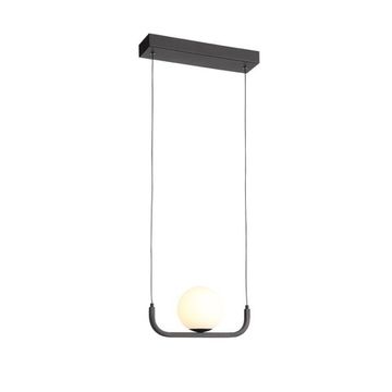 Светильник подвесной 8W 3200K SL1581.403.01 чёрный/белый Botelli ST-Luce