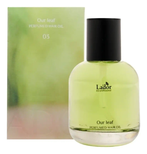 LA`DOR Парфюмированное масло для волос с ароматом свежей зелени Perfumed Hair Oil Our Leaf,80 мл