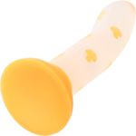 Светящийся в темноте фаллоимитатор Glow Stick Mushroom (Цвет: белый)