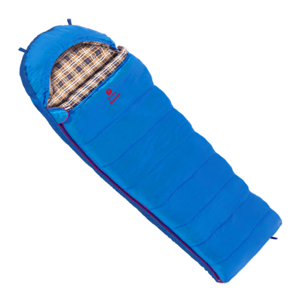 Мешок спальный BTrace Duvet (Правый, Серый/Синий), (ТК: 0C)
