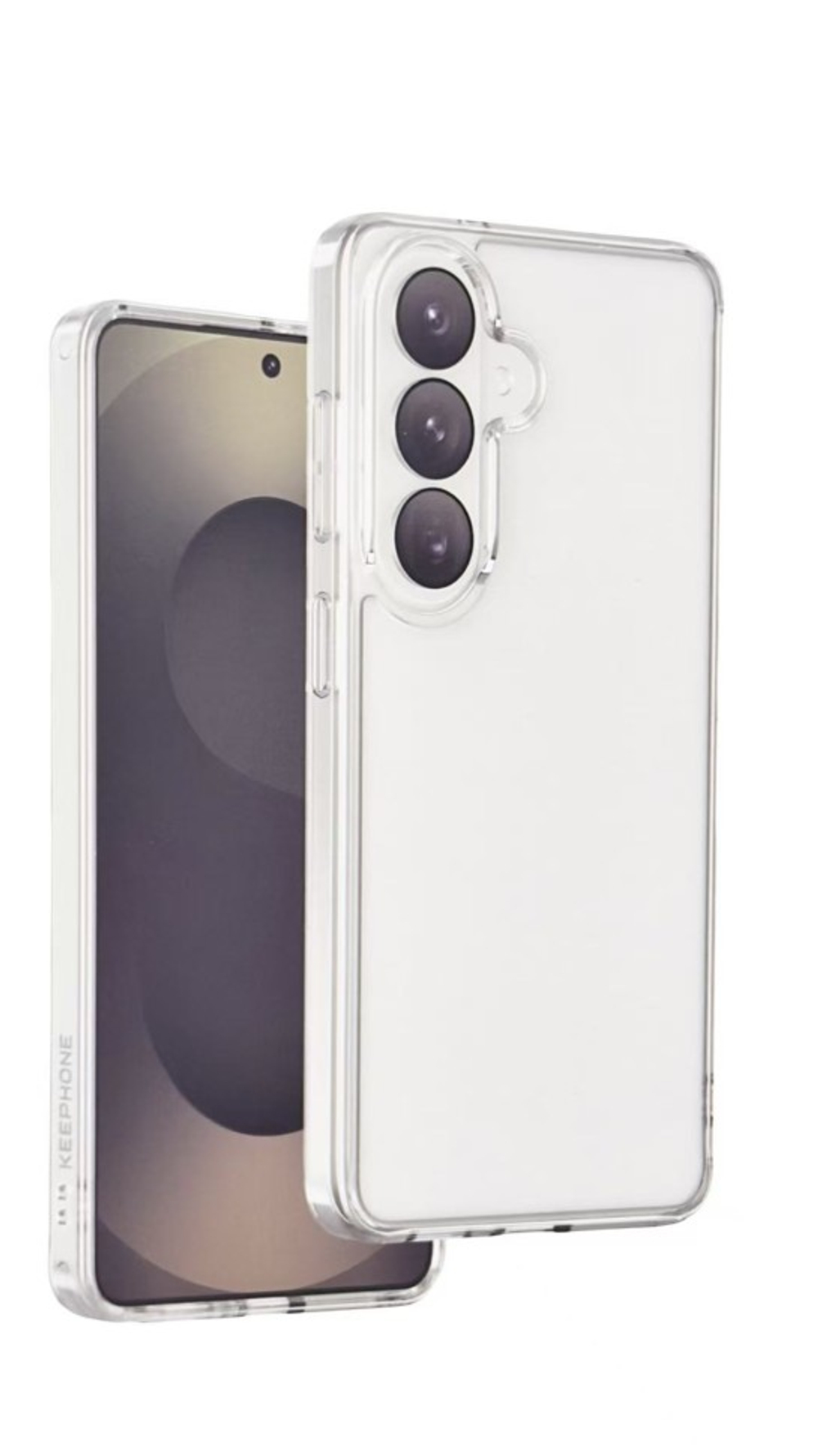 Накладка для Samsung Galaxy S26 Plus Keephone Hybrid прозрачный