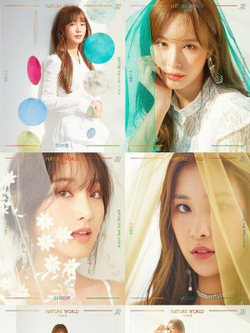 Альбом Nature - Nature World : Code A 2nd Mini Album 2 Version SET