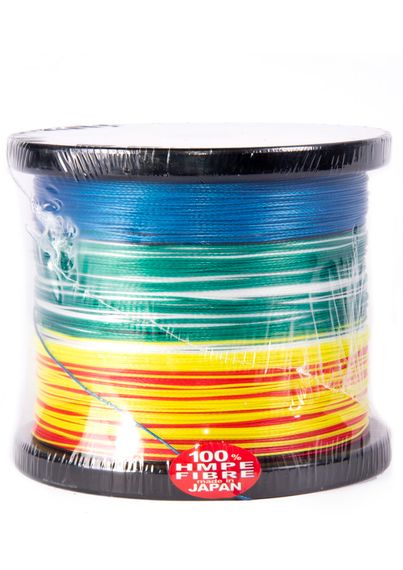 Леска плетёная WFT KG STRONG Multicolor 600 м, 0,52 мм