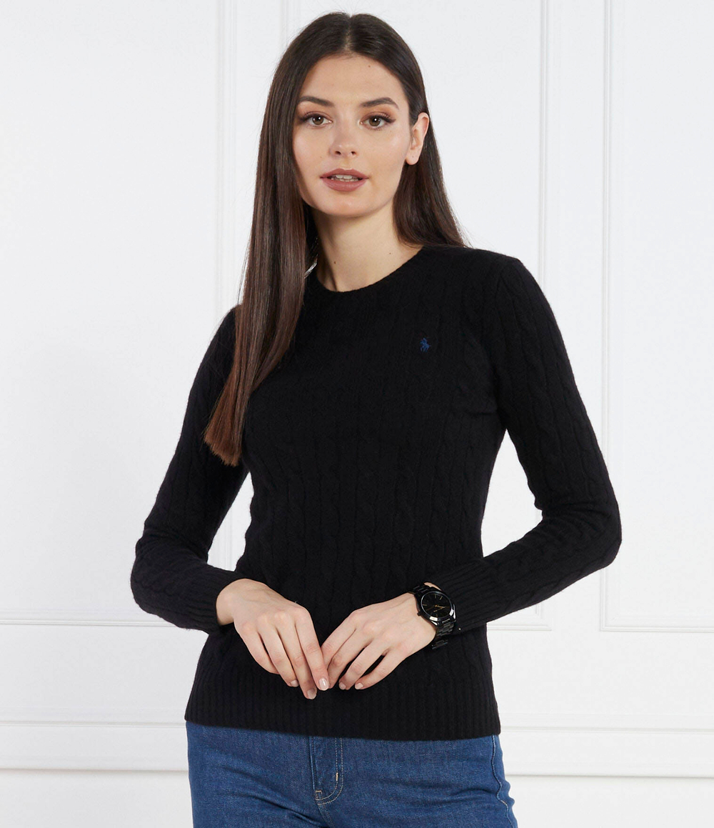 Шерстяной свитер JULIANNA POLO RALPH LAUREN - черный(211910421)
