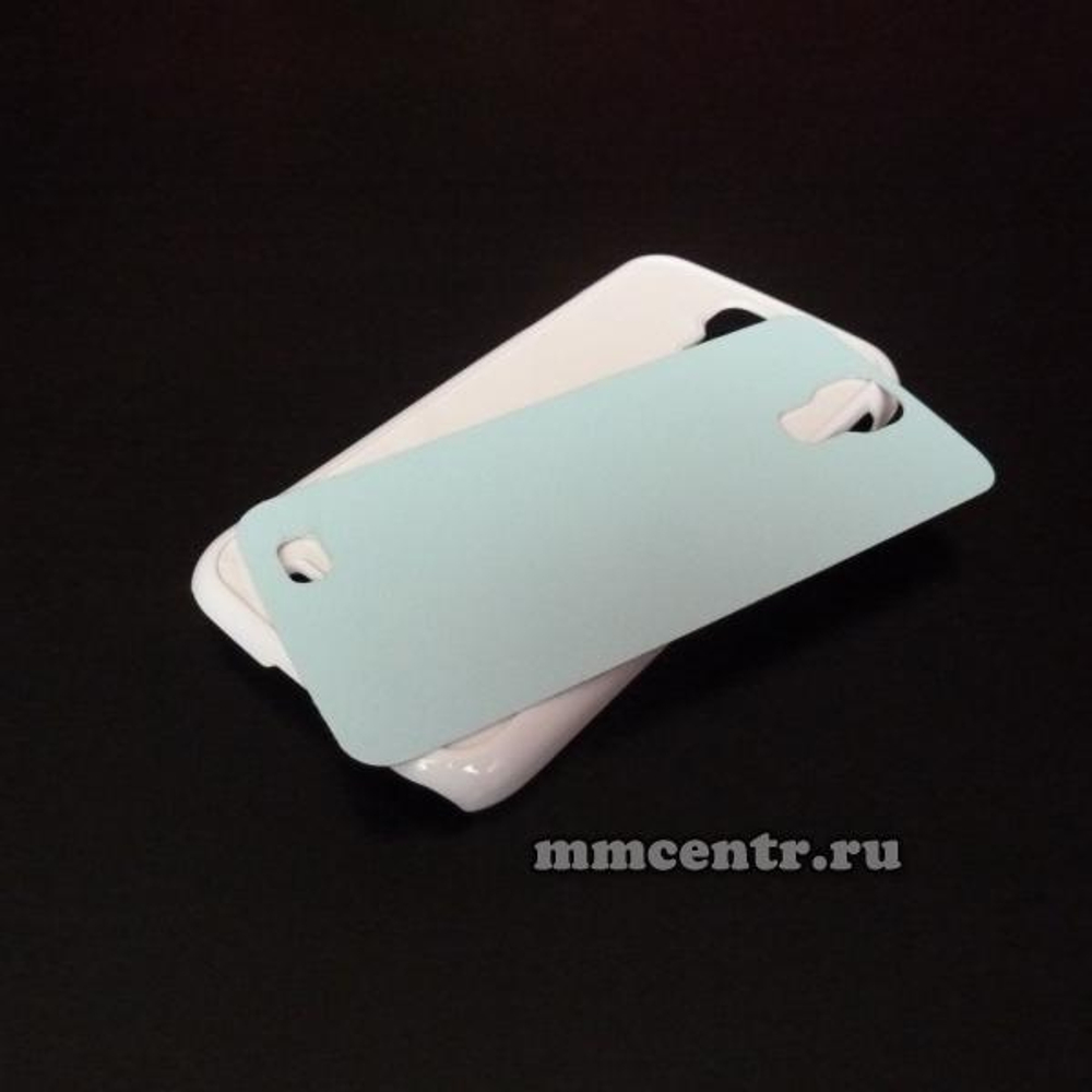 Чехол 2D для Samsung Galaxy S4 пластиковый белый