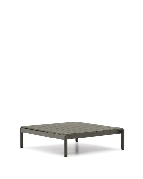 Журнальный столик Sorells из зеленого алюминия 89 x 91 см