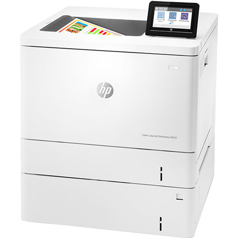 Принтер HP Color LaserJet Enterprise M555x, A4, 38 стр./мин, WiFi, цветной