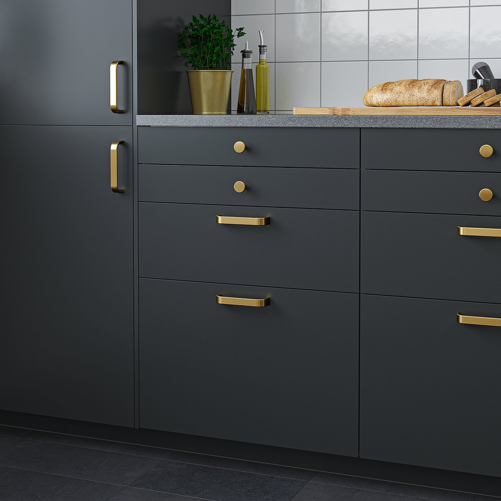 IKEA KALERUM  (ИКЕА КАЛЕРУМ)  -  Ручка-кнопка - цвет латуни 30 мм