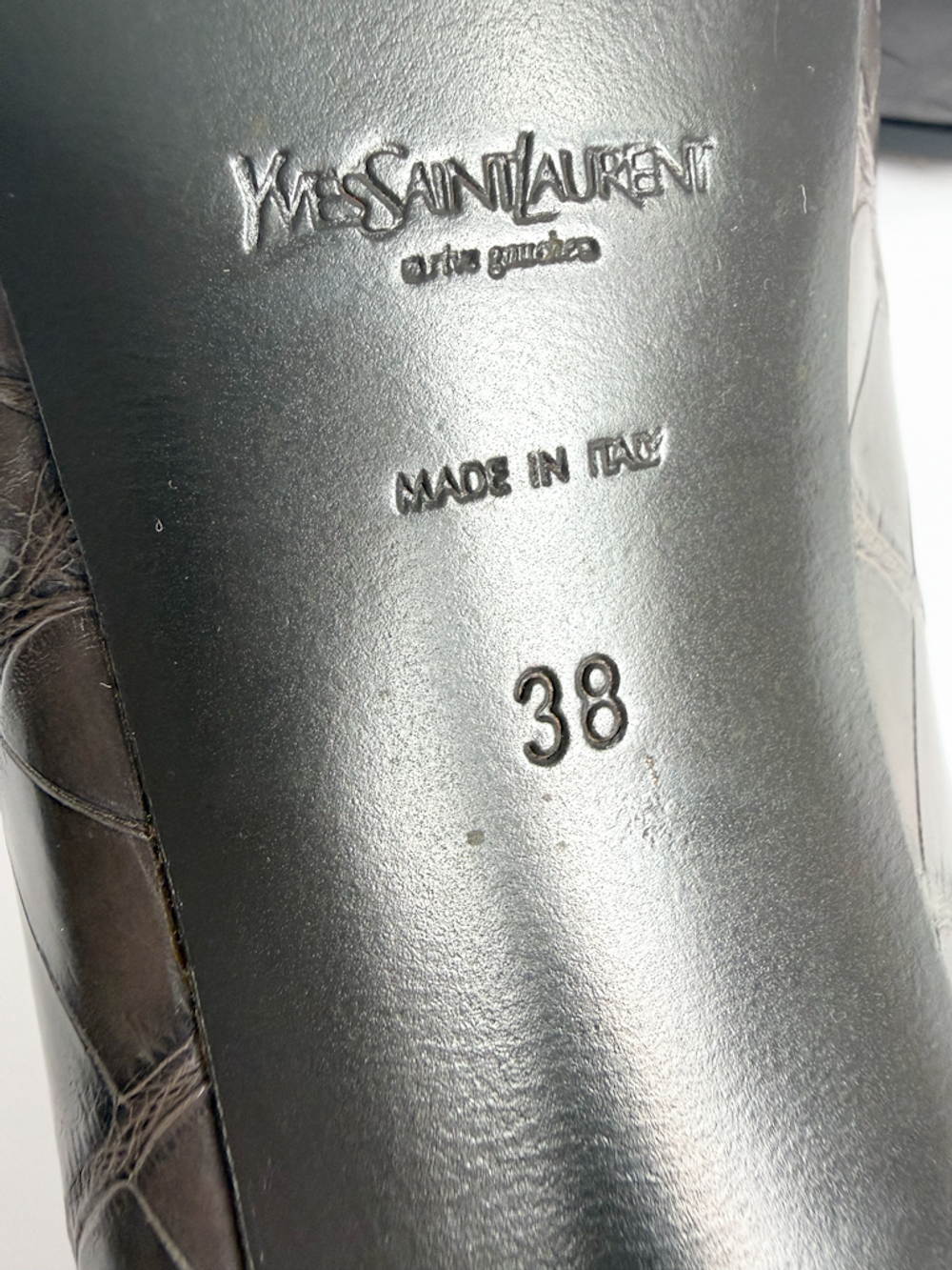 Кожаные туфли Saint Laurent, 38