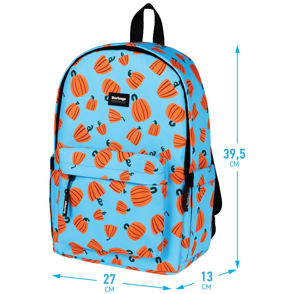 Рюкзак Berlingo Casual Pumpkin 39,5*27*13см, 500 гр., 1отд. 3карм, уплотненная спинка