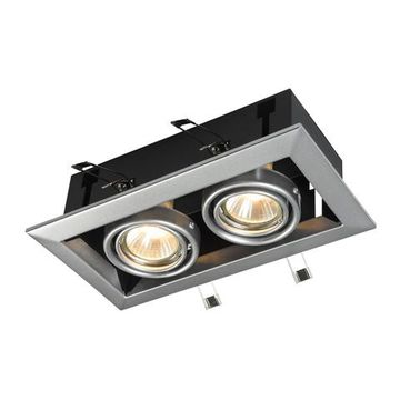 Встраиваемый светильник Maytoni DL008-2-02-S серый Metal Downlight
