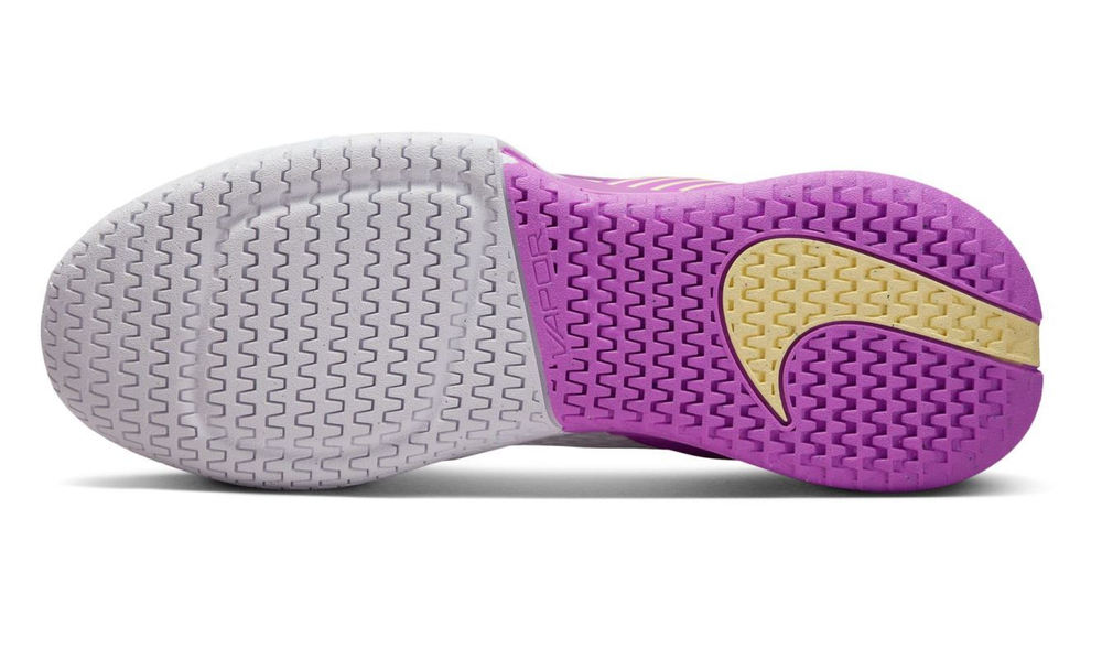 Женские Кроссовки теннисные Nike Zoom Vapor Pro 2 HC - white/citron tint/fuchsia dream/earth