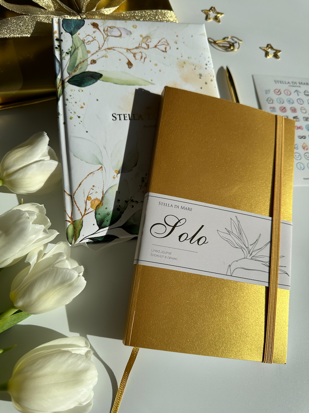 Блокнот Соло Чистое Золото | Solo Pure Gold - в точку