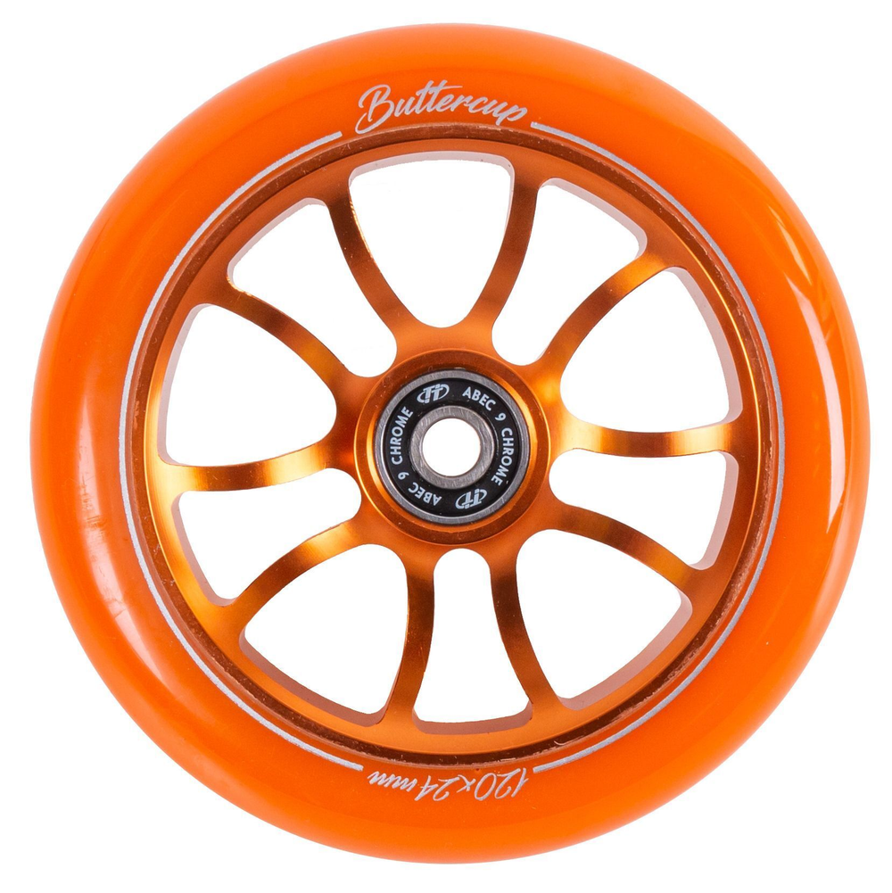 Колесо для самоката X-Treme 120*24мм, Buttercup, orange (10013160/201122/3560288, Китай)
