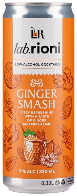 Коктейль Lab.Rioni Ginger Smash 0,33 л.