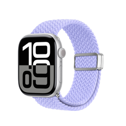 Эластичный ремешок фиолетового цвета (Misty Purple) для смарт часов Apple Watch размером 38, 40, 41 и 42MM, серия Mixture Ultra Series от Dux Ducis