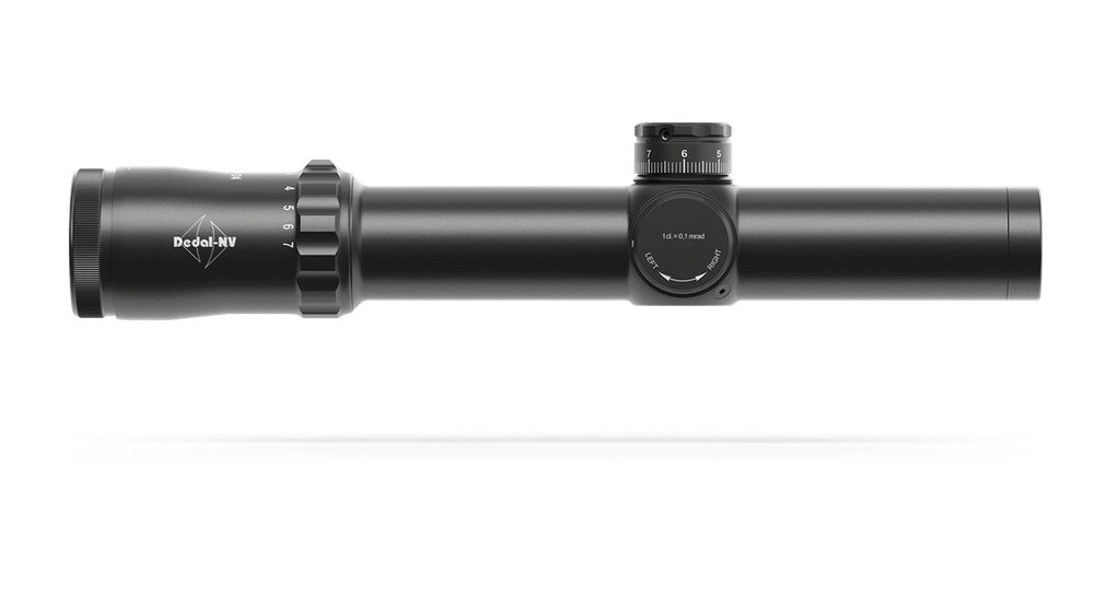 Оптический прицел Dedal DHF 1-7x24  (диаметр 34мм), с подсветкой