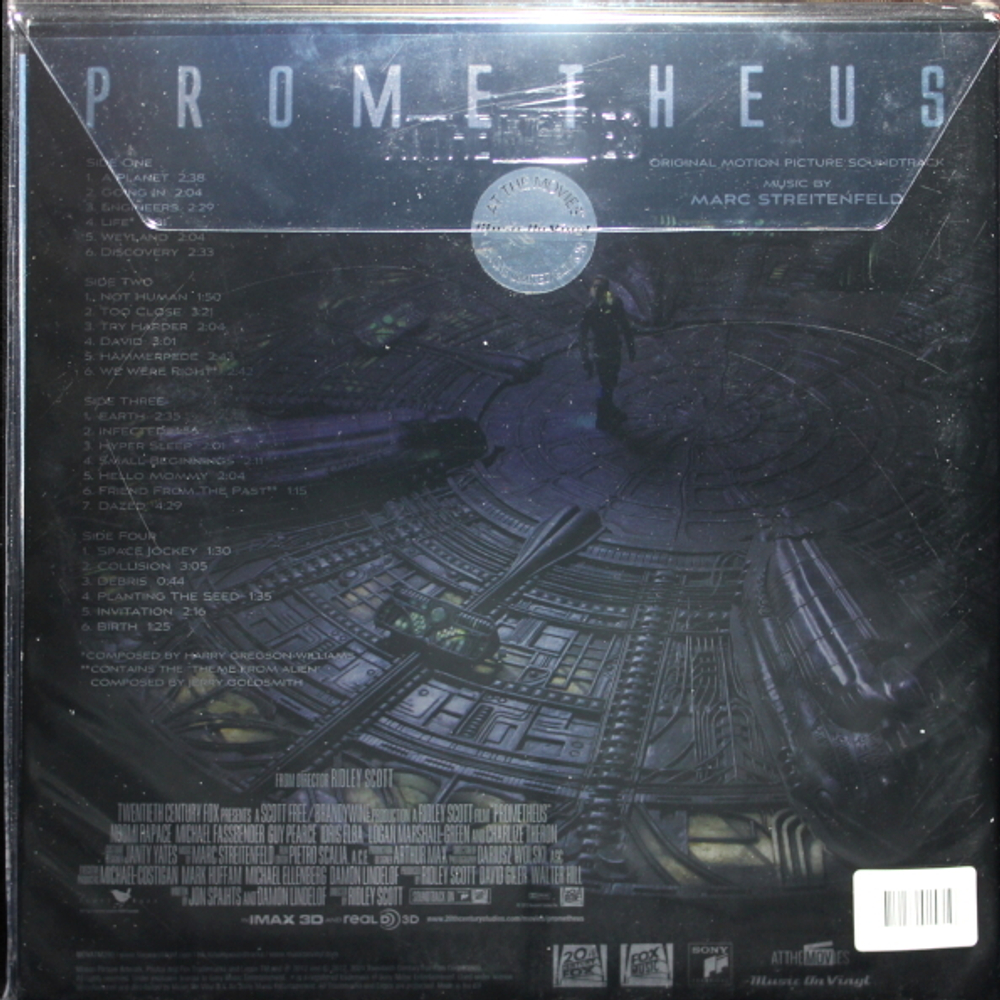 Marc Streitenfeld / Prometheus (Original Motion Picture Soundtrack)(Coloured Vinyl)(2LP)